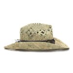Ladies Fashion Hand Knitted Western Cowboy Hat - Image 4