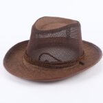 Outdoor Straw Hat Male Summer Seaside Beach Hat Western Cowboy Hat - Image 3