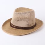 Outdoor Straw Hat Male Summer Seaside Beach Hat Western Cowboy Hat - Image 2