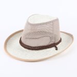 Outdoor Straw Hat Male Summer Seaside Beach Hat Western Cowboy Hat - Image 4