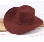 Summer men's sun hat, western cowboy hat, riding hat, camping, outdoor hat, hat, hat. - Image 4
