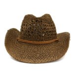 Western Cowboy Handmade Sun-shading Straw Hat - Image 4