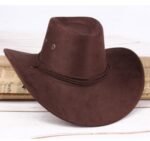 Summer men's sun hat, western cowboy hat, riding hat, camping, outdoor hat, hat, hat. - Image 2