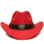 Woollen Western Cowboy Hat - Image 6