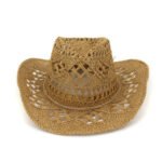 Hat travel sun sun visor western cowboy straw hat - Image 2