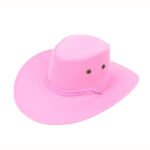 Cowboy Hat Spring And Summer Outdoor Sun Hat Men's Horse Riding Beach Hat - Image 7
