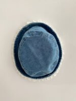 Tree Fungus-like Lacework Cowboy Hat Blue Short Brim Fisherman Hat - Image 3