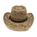 Natural Salt Grass Handmade Men's Cowboy Hat - Image 3
