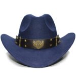 Woollen Western Cowboy Hat - Image 5