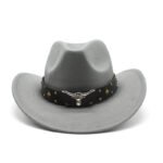 Polyester Retro Jazz Western Cowboy Hat - Image 8
