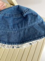 Tree Fungus-like Lacework Cowboy Hat Blue Short Brim Fisherman Hat - Image 10