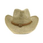 Western Cowboy Straw Hat Top Hat Outdoor Beach Hat - Image 3