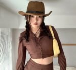 Western Cowboy Hat Summer Woven Cool Hat - Image 2