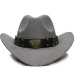 Woollen Western Cowboy Hat - Image 4
