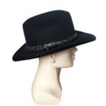 Wool Western Cowboy Hat Belt Top Hat Jazz Felt Cap - Image 3