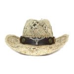 Ladies Fashion Hand Knitted Western Cowboy Hat