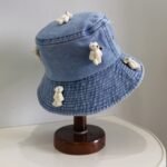 Bear Cowboy Fisherman Hat Couple Sun Protection Sunshade Hat Men - Image 3