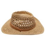 Western Cowboy Hat Foldable Hollow Raffia Hat Men And Women - Image 3