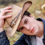 Men's Hat Spring Western Cowboy Hat Summer Fashion Big Eaves Green - Image 4