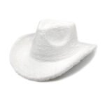 Faux Rabbit Fur Western Cowboy Hat Female Woolen Hat - Image 5
