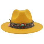 Ethnic Style Western Cowboy Hat Gem Accessories Tibetan Top Hat - Image 2
