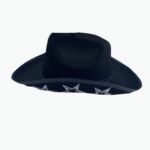 Western Cowboy Hat Rhinestone Five-pointed Star Fedora Hat - Image 6