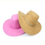 Cowboy Hat Spring And Summer Outdoor Sun Hat Men's Horse Riding Beach Hat - Image 10