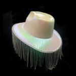 Western Diamond Tassel Illusion Cowboy Hat - Image 2