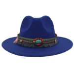 Ethnic Style Western Cowboy Hat Gem Accessories Tibetan Top Hat - Image 3