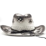Women's Outdoor Seaside Beach Hat Cowboy Straw Hat - Image 5