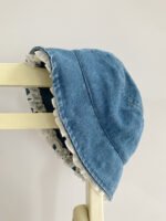 Tree Fungus-like Lacework Cowboy Hat Blue Short Brim Fisherman Hat - Image 6