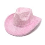 Faux Rabbit Fur Western Cowboy Hat Female Woolen Hat - Image 10