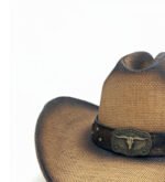 Retro Cowboy Hat Cow Head Belt Decoration - Image 3