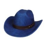 Western Cowboy Hat Felt Outdoor Sun Shade Top Hat Retro Jazz - Image 5
