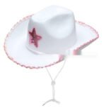 Surrounding Border Five-pointed Star Cowboy Hat Female - Image 3