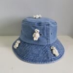 Bear Cowboy Fisherman Hat Couple Sun Protection Sunshade Hat Men - Image 4