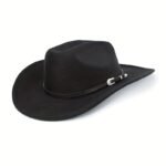 Western Cowboy Hat Woolen Hat Big Brim - Image 7