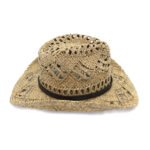 Natural Salt Grass Handmade Men's Cowboy Hat - Image 2