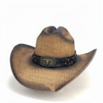 Retro Cowboy Hat Cow Head Belt Decoration - Image 4