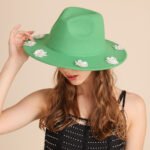 Western Cowboy Hat Women's Ethnic Style Retro Knight Top Hat - Image 3