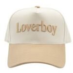 Unisex loverboy hat styled with modern streetwear outfit