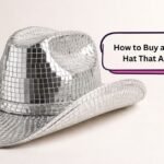 How to buy a durable disco cowboy hat with reinforced construction and evenly spaced mirror tiles