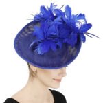 Fascinator Hat – Elegant Feather Derby & Wedding Headpiece - Image 9