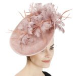 Fascinator Hat – Elegant Feather Derby & Wedding Headpiece - Image 10