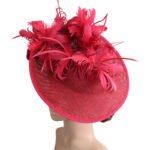 Fascinator Hat – Elegant Feather Derby & Wedding Headpiece - Image 4