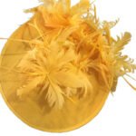 Fascinator Hat – Elegant Feather Derby & Wedding Headpiece - Image 2