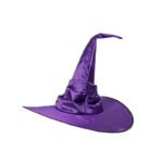 Witch Hat – Classic Halloween Wizard Curved Style - Image 3