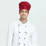 Professional chef hat for restaurant and kitchen staff