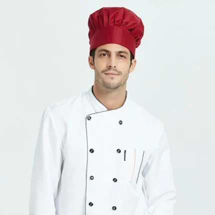 Professional chef hat for restaurant and kitchen staff